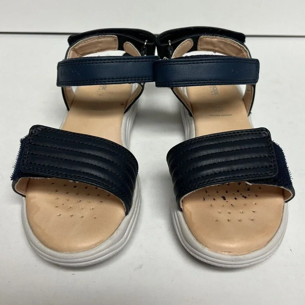 Geox Little Kids' Deaphne 2 Sandals Blue, Girls' Size EU32 M US1